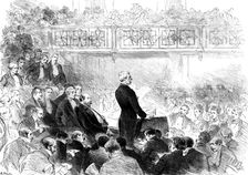 Meeting at St. James’s Hall, to welcome Mr. Stanley, the Prince of Wales in the Chair, 1890. Creator: R. Taylor