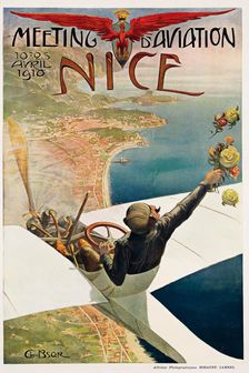 Meeting d'Aviation de Nice, 1910. Creator: Brossé, Charles-Léonce (1871-1945)