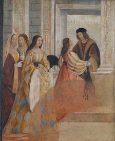 Meeting of the Betrothed, c1517-1518. Creator: Ferramola, Floriano (Fioravante) (c. 1478-1528)