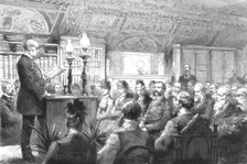 'Meeting of the British and American Archaeological Society at Rome, under the Presidency... 1890. Creator: Unknown