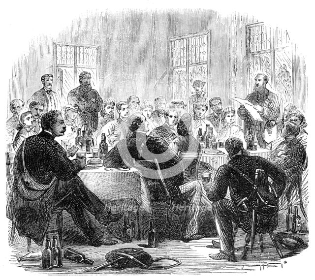 Meeting of the British Association at Birmingham:...a paper on the geology of the district, 1865. Creator: Unknown.