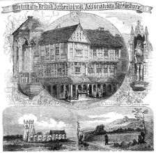 Meeting of the British Archaeological Association at Shrewsbury, 1860. Creator: Unknown