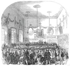 Meeting of the British Archaeological Institute, St. John's Winchester, 1845. Creator: Unknown