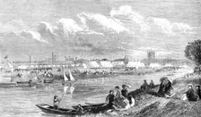 Meeting of the Gloucestershire Agricultural Society, on the banks of the Severn...Tewkesbury, 1865. Creator: Unknown