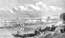 Meeting of the Gloucestershire Agricultural Society, on the banks of the Severn...Tewkesbury, 1865. Creator: Unknown