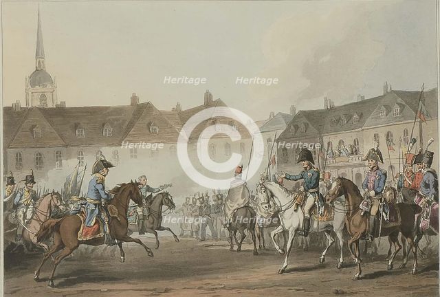 Meeting of the Emperor of Russia, the King of Prussia and the Crown Prince of Sweden, 1813.
