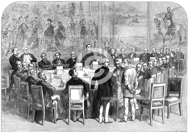 Meeting of the French Commission of Thirty at Versailles, 1874. Creator: Unknown.