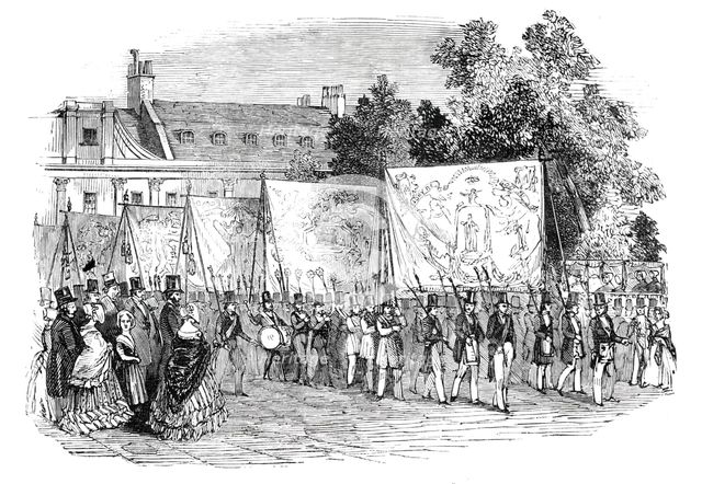 Meeting of the Improved Order of Old Friends in Finsbury-Square, 1844. Creator: Unknown.