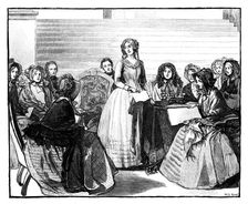 Meeting of the Ladies Committee at Stafford House, mid-late 19th century, (1888).Artist: M G Gow