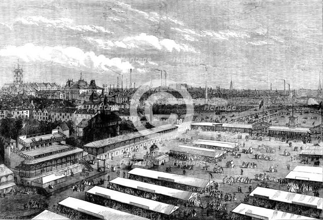 Meeting of the Royal Agricultural Society at Wolverhampton, 1871. Creator: Unknown.