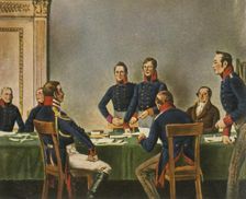 Meeting of the Reorganisation Commission in Königsberg, 9 July 1807, (1936). Creator: Unknown