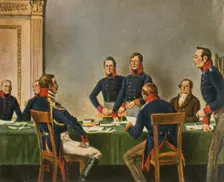 Meeting of the Reorganisation Commission in Königsberg, 9 July 1807, (1936). Creator: Unknown