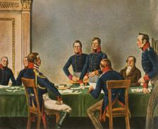Meeting of the Reorganisation Commission in Königsberg, 9 July 1807, (1936). Creator: Unknown