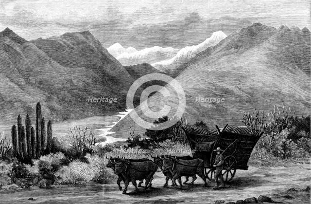 Meeting of the Three Rivers, Baths of Canquenes, Chile, 1890. Creator: Unknown.