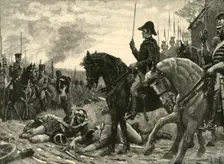 Meeting of Wellington and Blucher after the Battle of Waterloo, 1815 (c1890). Creator: Edmund Blair Leighton