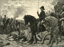 Meeting of Wellington and Blucher after the Battle of Waterloo, 1815 (c1890). Creator: Edmund Blair Leighton