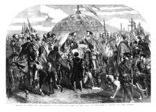 Meeting of Henry VIII and Francis I. at Ardres - The Field of the Cloth of Gold 1520, (1855). Artist: Sir John Gilbert