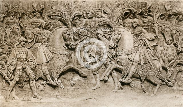 'Meeting of Henry VIII and Francis I, at The Field of Cloth of Gold', 1520, (1902). Artist: Unknown