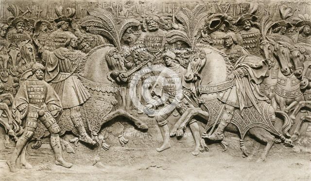 'Meeting of Henry VIII and Francis I, at The Field of Cloth of Gold', 1520, (1902). Artist: Unknown