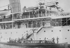 Meeting of Kaiser and King of Italy, 1913. Creator: Bain News Service