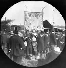Meeting of London City Mission (LCM) at Barnet Fair, Barnet, London, early 20th century. Creator: John Galt