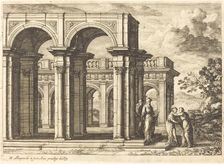 Meeting of Mary and Elizabeth. Creator: Henri Mauperché