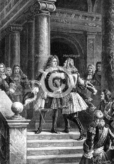 Meeting of Marshal Villars and Prince Eugène of Savoy in Rastadt, 1898. Artist: Marshal Villars