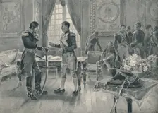 Meeting of Napoleon and Tolstoi in Paris, 1807 (1896)