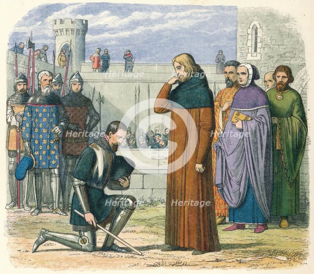 'Meeting of Richard and Henry', 1399 (1864). Creator: James William Edmund Doyle.