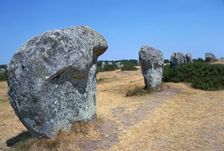 Megalithic alignments at Menec, 34th century BC