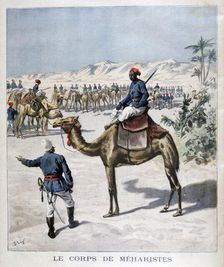 Mehariste corps, 1894. Artist: Frederic Lix