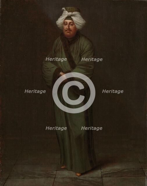 Mehmet, the vizir kâhyasi, c.1727-c.1730. Creator: Jean Baptiste Vanmour.