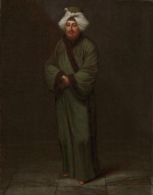 Mehmet, the vizir kâhyasi, c.1727-c.1730. Creator: Jean Baptiste Vanmour