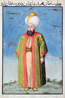 Mehmed I, Ottoman Emperor, (1808). Creator: Unknown