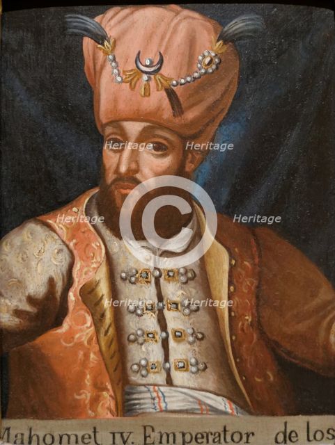 Mehmed IV (1642-1693), Sultan of the Ottoman Empire, 17th century. Artist: Anonymous  