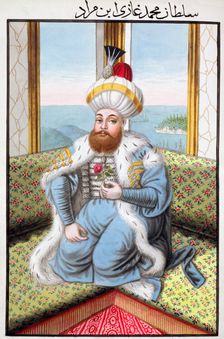 Mehmed II, Ottoman Emperor, (1808). Creator: Unknown