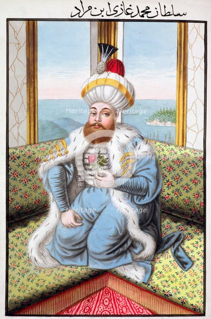 Mehmed II, Ottoman Emperor, (1808). Creator: Unknown.