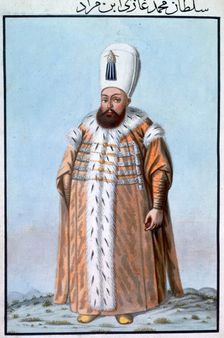 Mehmed III, Ottoman Emperor, (1808). Creator: Unknown