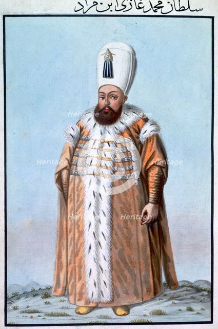 Mehmed III, Ottoman Emperor, (1808). Creator: Unknown.