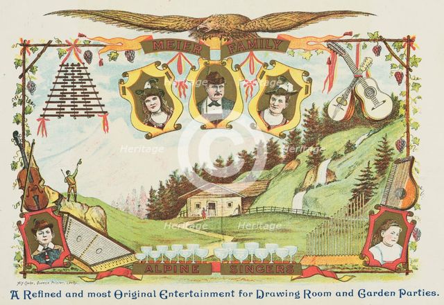 Meier Family, A refined and most Original Entertainment..., late 19th century.  Creator: Unknown.