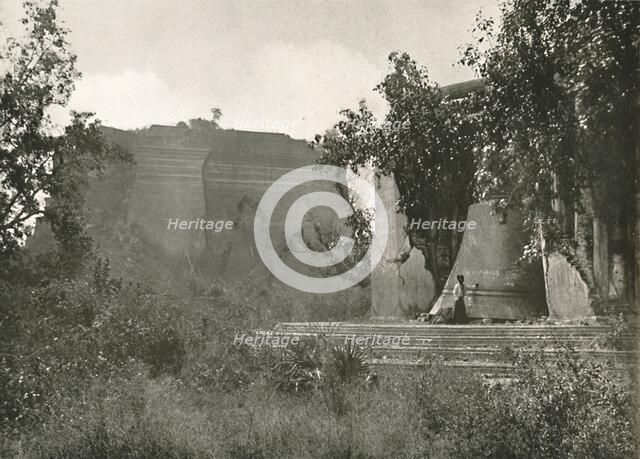 'Meingoon Pagoda and Great Bell', 1900. Creator: Unknown.