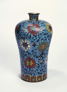 Meiping vase with floral design, late 18th century (possibly)