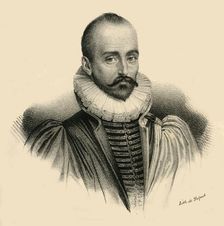 Mel. de Montaigne (1533-1592), c1830. Creator: Francois-Seraphin Delpech