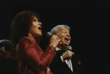 Mel Torme, Cleo Laine, Barbican, London, 1991. Creator: Brian Foskett