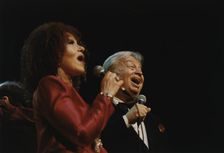 Mel Torme, Cleo Laine, Barbican, London, 1991. Creator: Brian Foskett