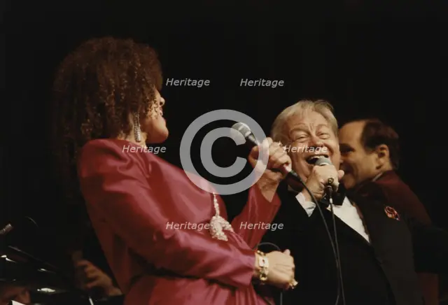 Mel Torme, Cleo Laine, Barbican, London, 1991. Creator: Brian Foskett.