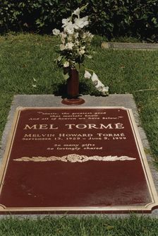 Mel Torme grave; Los Angeles, 2000. Creator: Brian Foskett