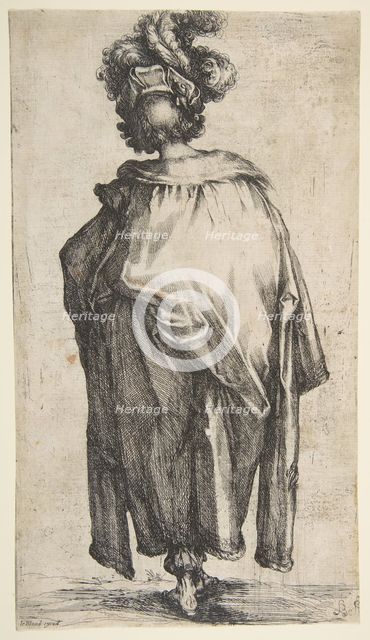 Melchior, from Three Magi series, 1595-1616. Creator: Jacques Bellange.