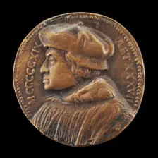 Melchior Pfinzing, 1481-1535, Provost of Saint Sebald's in Nuremberg [obverse], 1519. Creator: Hans Schwarz