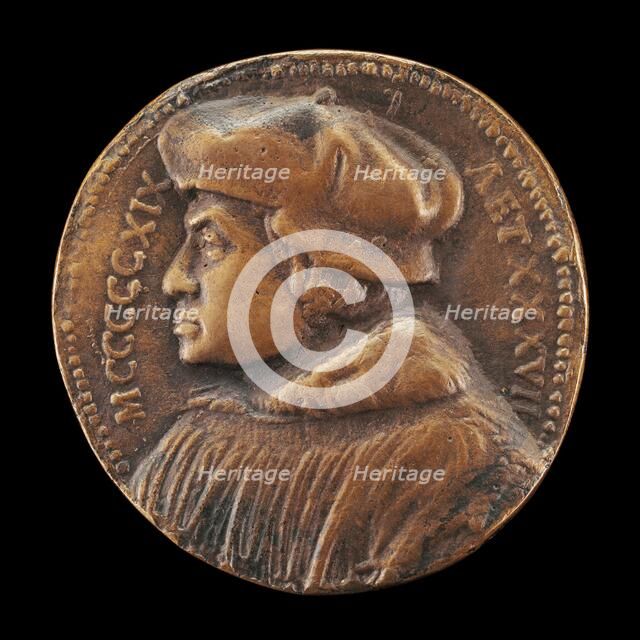 Melchior Pfinzing, 1481-1535, Provost of Saint Sebald's in Nuremberg [obverse], 1519. Creator: Hans Schwarz.